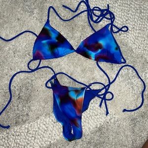 White fox bathing suit